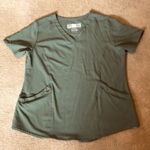 WonderWink V-Neck Scrub Top Size L